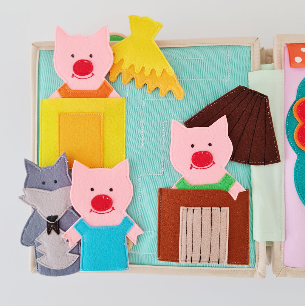 Three little pigs and the wolf Page