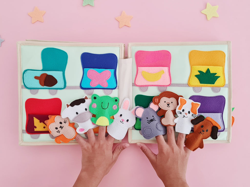 Finger Puppets Animals Busy Book